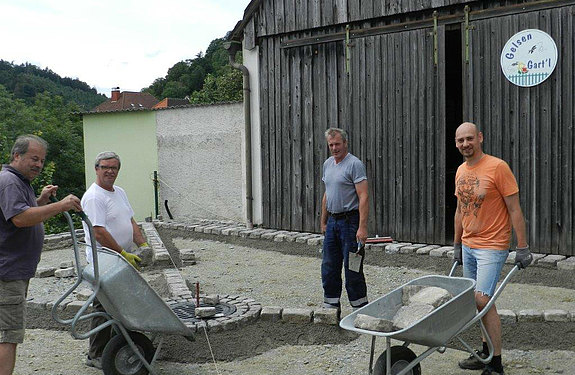 Fortschritte Erneuerung Dorfhaus Gossam